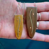 Rocks & Stream Inlay Necklace