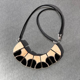 Deco Resin and Steel Necklace