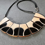 Deco Resin and Steel Necklace