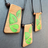 Resin Leafy Necklace