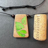 Resin Leafy Necklace