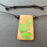 Resin Leafy Necklace
