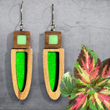 Coleus colors Earrings