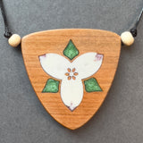 Floral Lotus and Trillium Necklaces