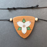 Floral Lotus and Trillium Necklaces
