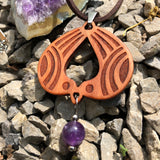 Necklace by Valerie S Hildenbrand featuring two birds